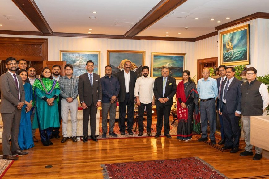 Telangana Delegation Lands in Japan to Forge New Investment Ties