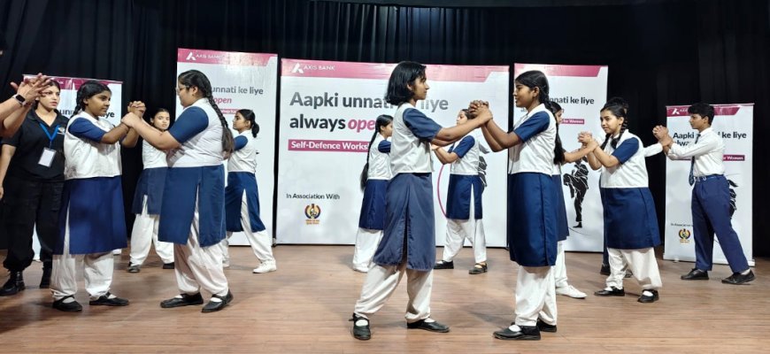 Axis Bank’s Self-Defense Drive Inspires Girls in Prayagraj